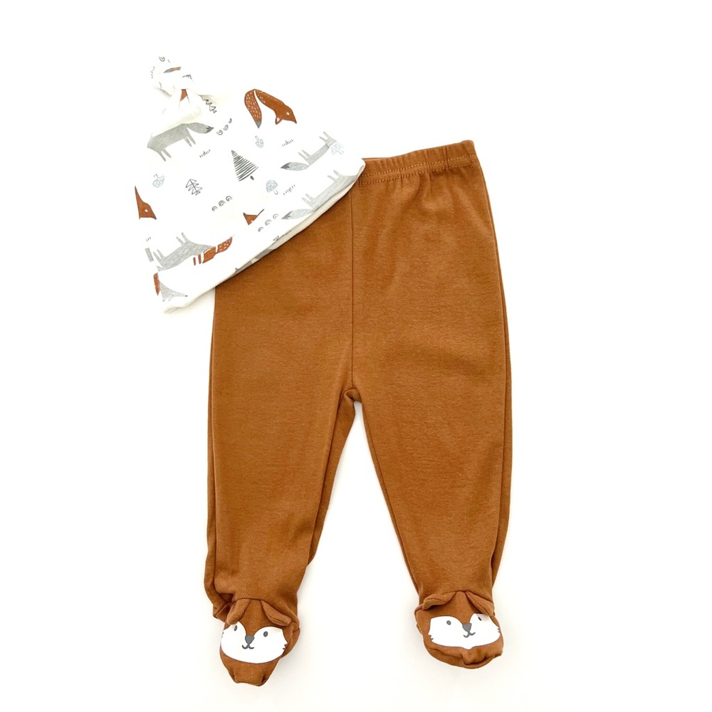 NEW Blooming Baby Fox 6/9Mo 2 Piece Sleep Set